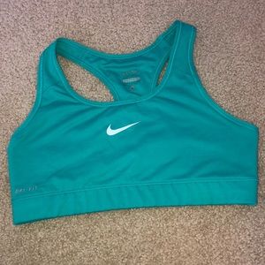 Teal Nike Dri-Fit Sports Bra
